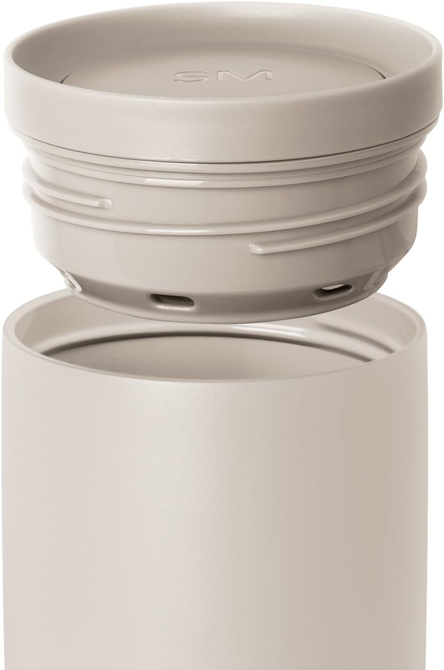 360 16oz Simple Modern Travel Coffee Mug Tumbler with Lid | Ceramic-Lined Insulated Stainless Steel Cold Brew Iced