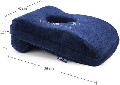 BOLLAER Nap Sleeping Pillow Cushion for Office, Memory Foam Face Down Desk Pillow with Washable Cover