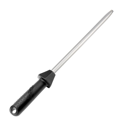 SHARPAL 119N Diamond Sharpening Steel – Professional Solid Knife Sharpener Honing Rod with Built-in Angle Guides, Sharpens, Realigns, and Polishes Edges for Chef and Kitchen Knives Mothers Day Gifts