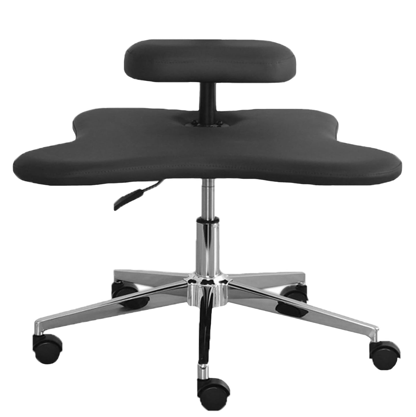 GenSDH Meditation Office Chair, Cross Legged Chair, Height-Adjustable Kneeling Chair, Ergonomic Office Chair, Criss Cross Chair for Home and Office,Black (Bl,Black