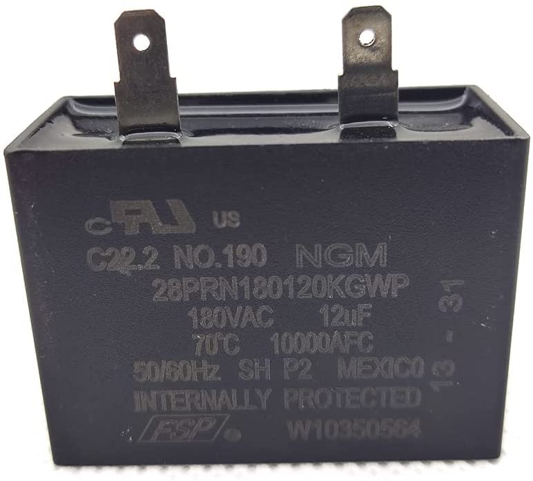 WPW10350564 Compatible Run Capacitor for Whirlpool Refrigerator