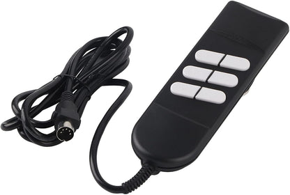 Ymiko 5 Pin Wired Bed Remote Control Replacement for Celebrity Chair, Invacare Okin Power Recliner Handsets