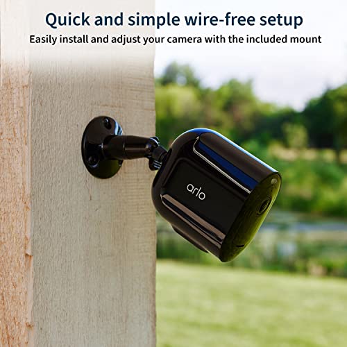 Arlo Pro 5S Spotlight Security Camera 2K HDR | Outdoor | Wireless | Dual-Band Wi-Fi Connects to Strongest Network |12X Zoom, 2-Way Audio, Siren, Color Night Vision,Live Stream(White, 4 Cameras)