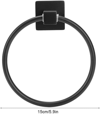 Towel Simple Wall Mounted Kitchen Bathroom Round Towel Rack Holder, Space Saver Hardware