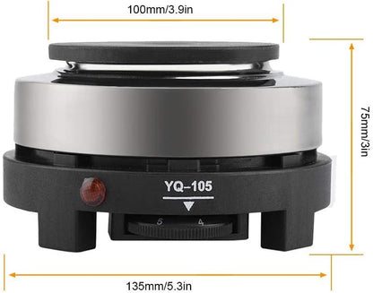 Nikou Electric Mini Stove, Portable 500W Cooking Plate Hot Plate Multifunction Home Heater (US Plug 110V)