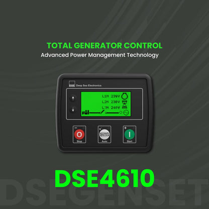 Thunder Parts DSE4610 Auto Start Control Module (Mpu,Ct,Rtc) | Displays Information in a Clear Format | DSE4610-03 Original - Made in UK