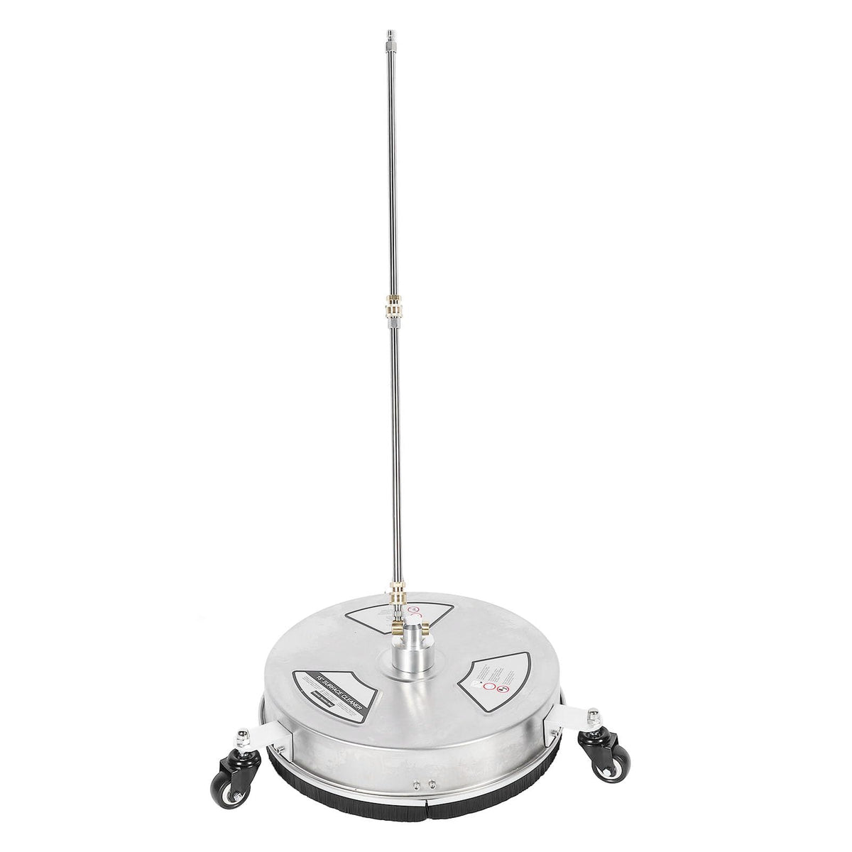 TIKATARER 15 Inch Pressure Washer Surface Cleaner, Stainless Steel Power Washer Accessory with 4 Wheels & 1/4 Quick Connect, Ideal for Driveways Sidewalks Patios, 4000 PSI