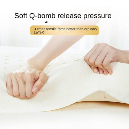 This Latex Mattress Topper – Premium Latex with Organic Mattress CoverPad for and Motion Isolation,10cm,190x220cm(75x87in)