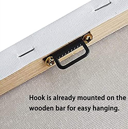 Wieco Art Framed Wall Art Canvas Prints of Almond Blossom by Vincent Van Gogh Paintings Reproduction Abstract Artwork for Wall Decor Golden Frame