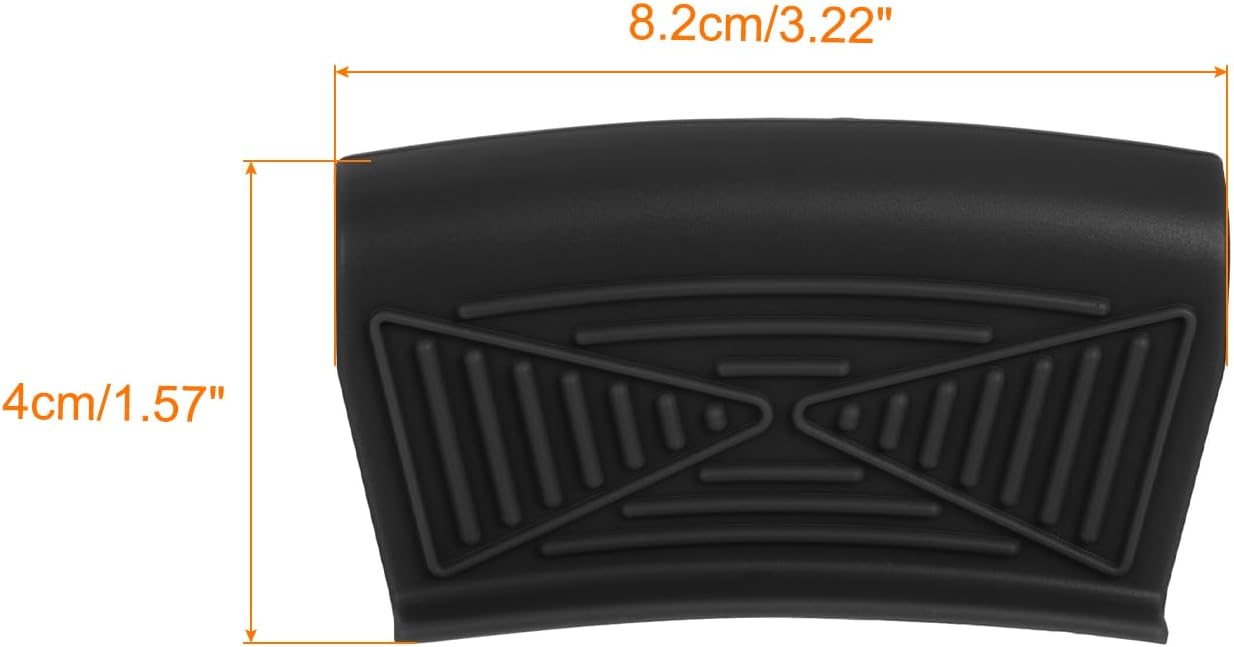 uxcell 2pcs Silicone Hot Pan Handle Holder - Heat Resistant Pot Holder Sleeve for Metal Frying Pan Cookware Black