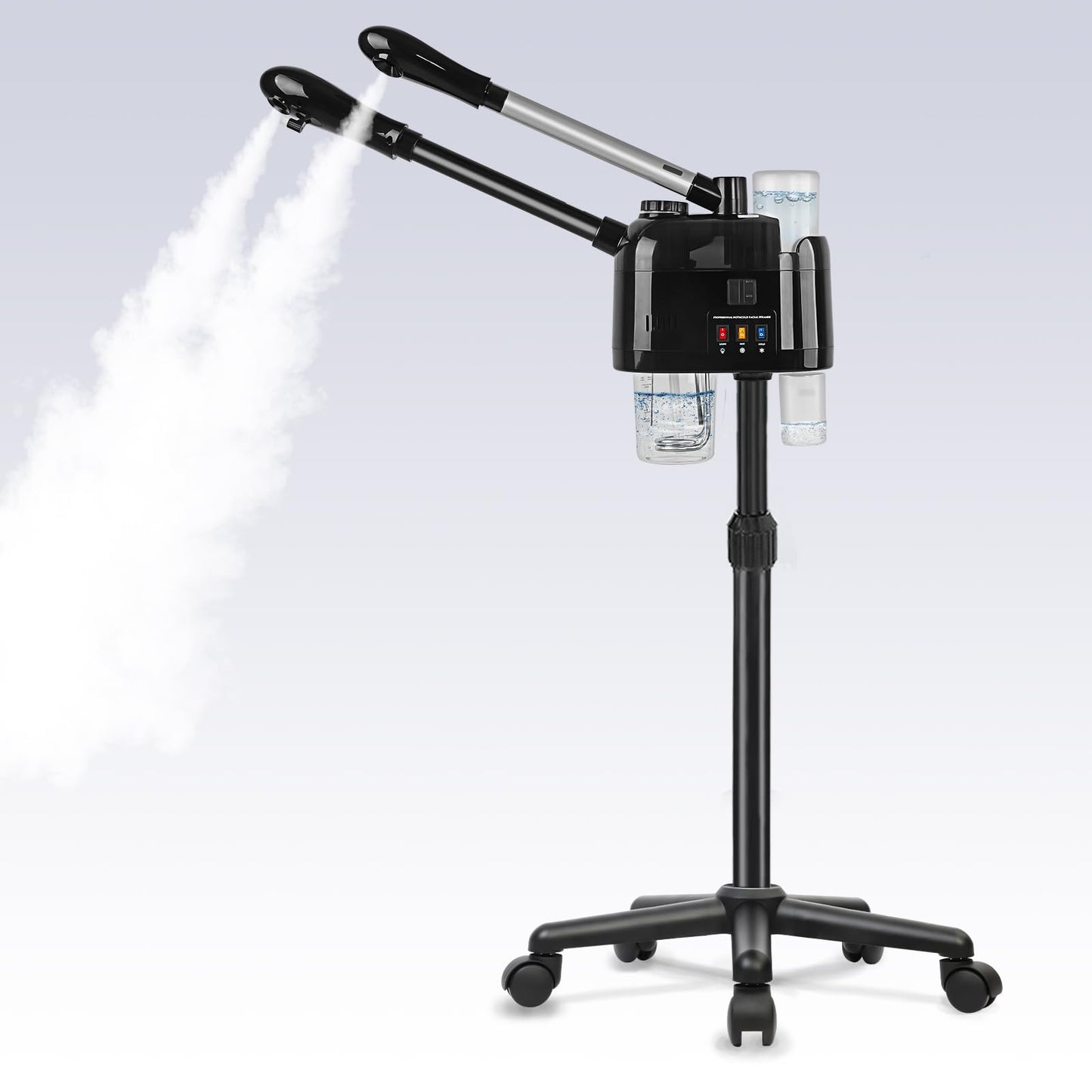 Professional Facial Steamer for Deep Hydration,2in1 Ozone Face Steamer with 5X Magnifying Lamp,Suitable for Home Use or Beauty Spa Deep Cleansing and Hydration