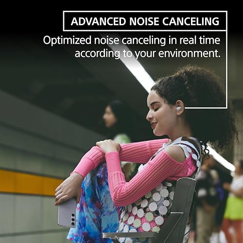 Sony LinkBuds Fit Truly Wireless Noise Canceling Earbud Headphones, Small & Light with Newly Developed Air Fitting Supporters, Black