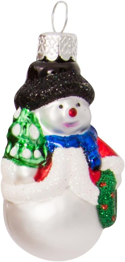 Kurt Adler Early Years Glass Ornament, Set of 12, 2.5-Inch, Christmas