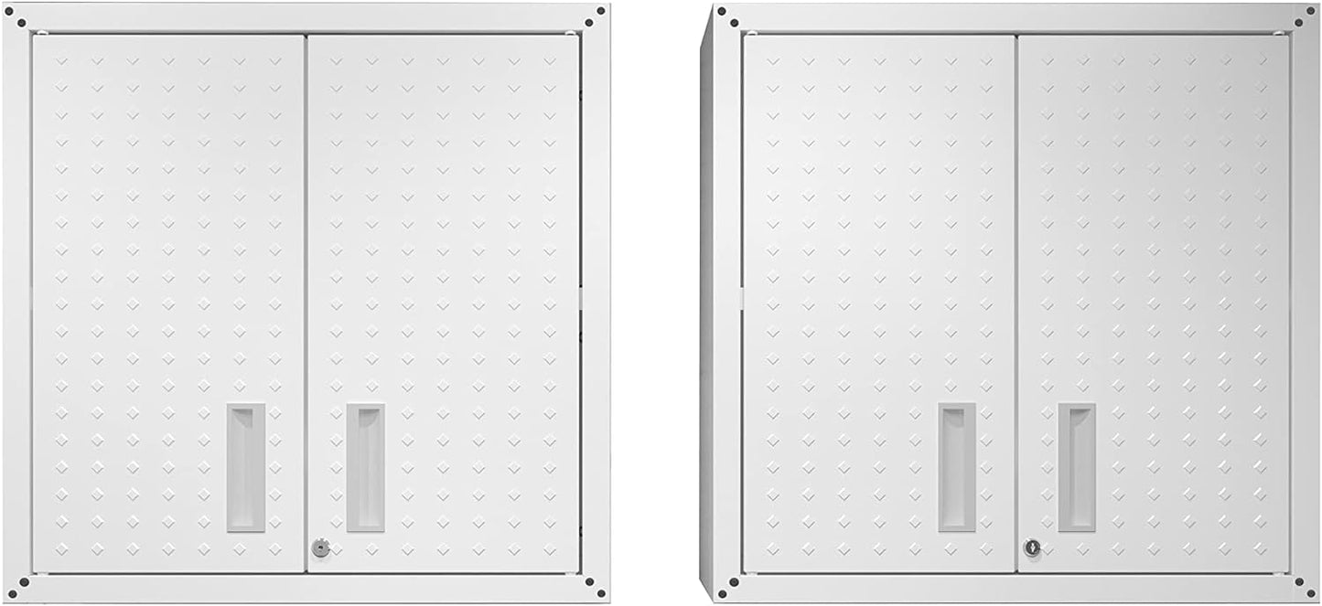 Manhattan Comfort Fortress Storage Units, White