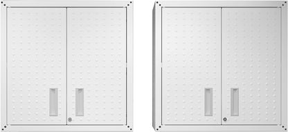 Manhattan Comfort Fortress Storage Units, White