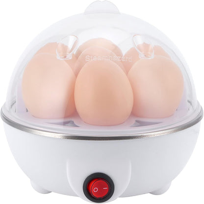 Rapid Egg Cooker, Electric Eggs Boiler Maker, Multifunctional Mini Steamer for Kitchen Use (US)
