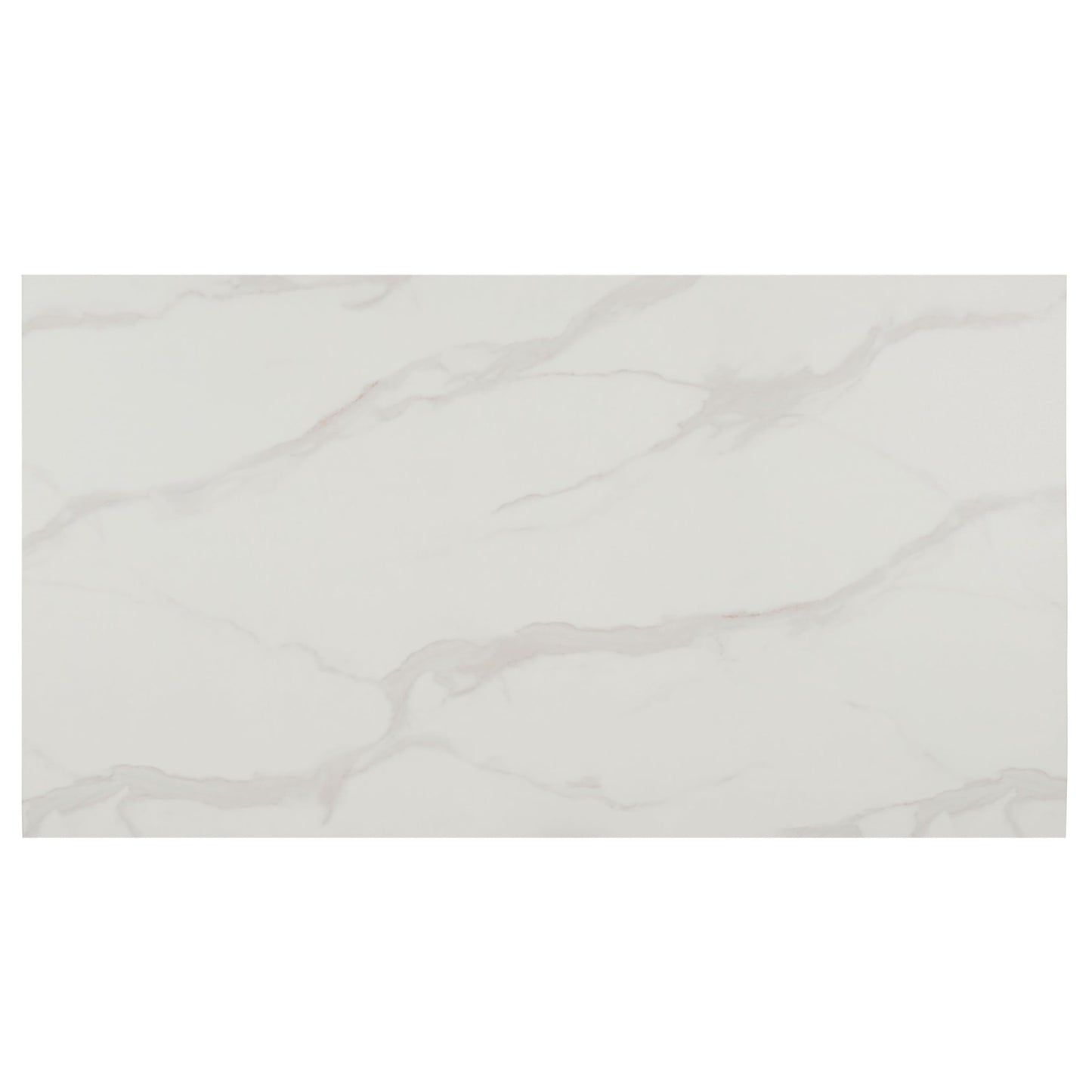 SAFAVIEH Home Collection - Aurelian White Faux Marble Rectangular Coffee Table with Lower Wood Shelf, Modern Design (COF7016A)
