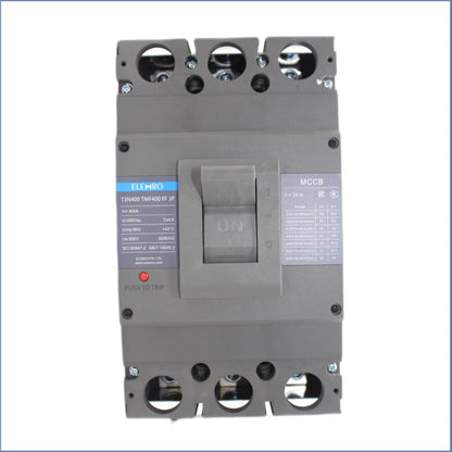 ELEMRO MCCB Molded Case Circuit Breaker, 230V-550V AC, 80A-630A, 36KA Breaking Capacity, 3-Pole, Thermal Magnetic Release (400A)
