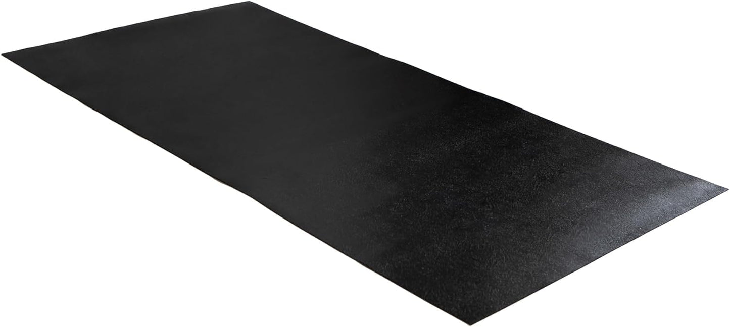 RESILIA Work Bench Mat - 15” X 36” X 0.06" Scratch-Resistant PVC Mats - Protect Your Workbench, Table, or Tool Station from Painting, Woodworking, Crafting, Building, & More, Black, Made in USA
