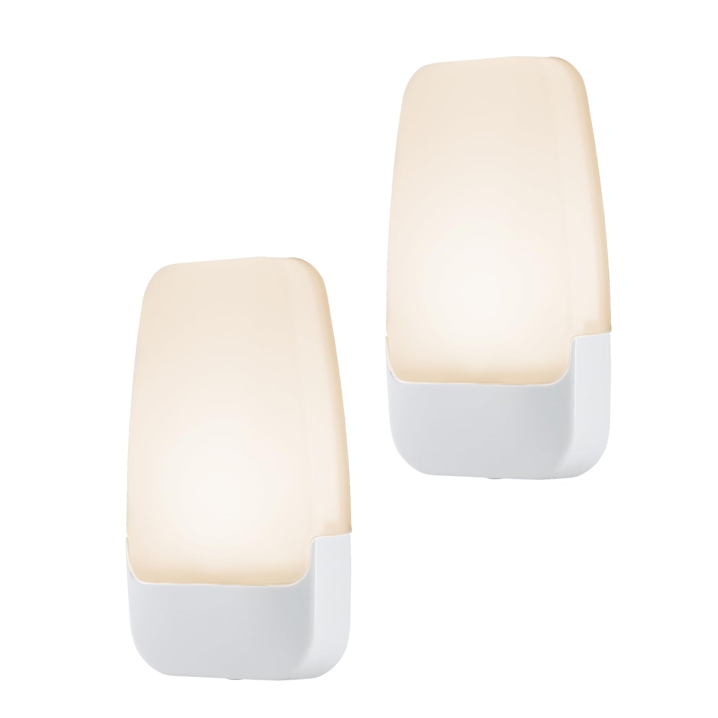 Energizer LED Rotating Night Lights Plug Into Wall Dusk to Dawn Sensor Home Decor Apartment Essentials Ambient Lighting Nightlight 40293 2 Pack