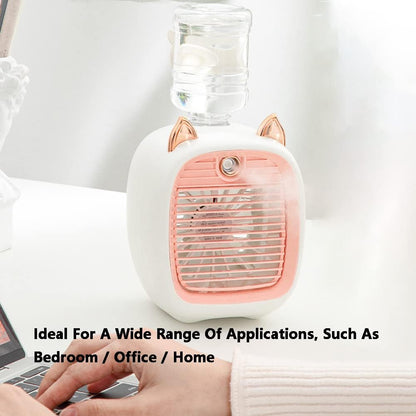 Mini Air Cooler Fan | Portable 190ml Evaporative Mini Air Conditioner | 3 Speeds USB Rechargeable Personal Air Cooler