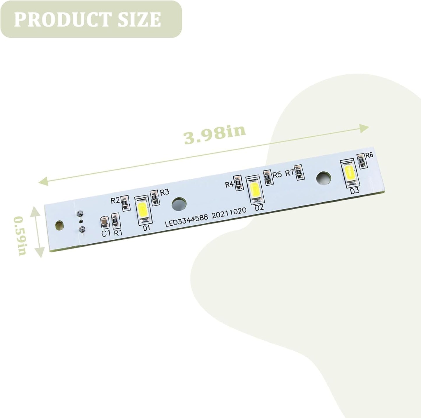 WR55X26671 LED Light Board for GE Refrigerator, 5 Pcs