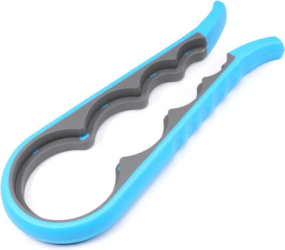 Utoolmart Blue Multi Function Bottle Can Opener, Jar Opener for Seniors, 1Pcs