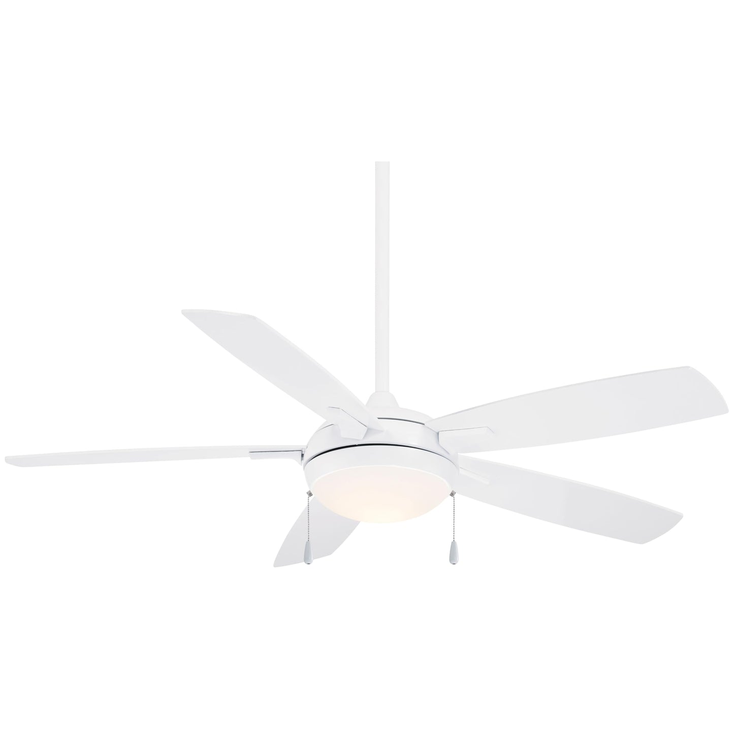Minka-Aire F534L-WH Lun-Aire With Light 54 Inch Ceiling Fan with Integrated 17W LED Light in White Finish