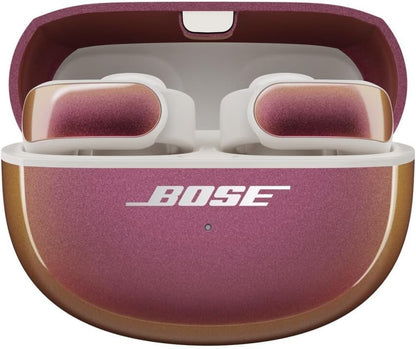Bose Ultra Open Earbuds - Bluetooth Open Ear Earbuds with OpenAudio for Awareness, Clip-On Design for Comfort, Water Resistant, Up to 48 Hrs of Playtime, Sunset Iridescent - Limited Edition Color