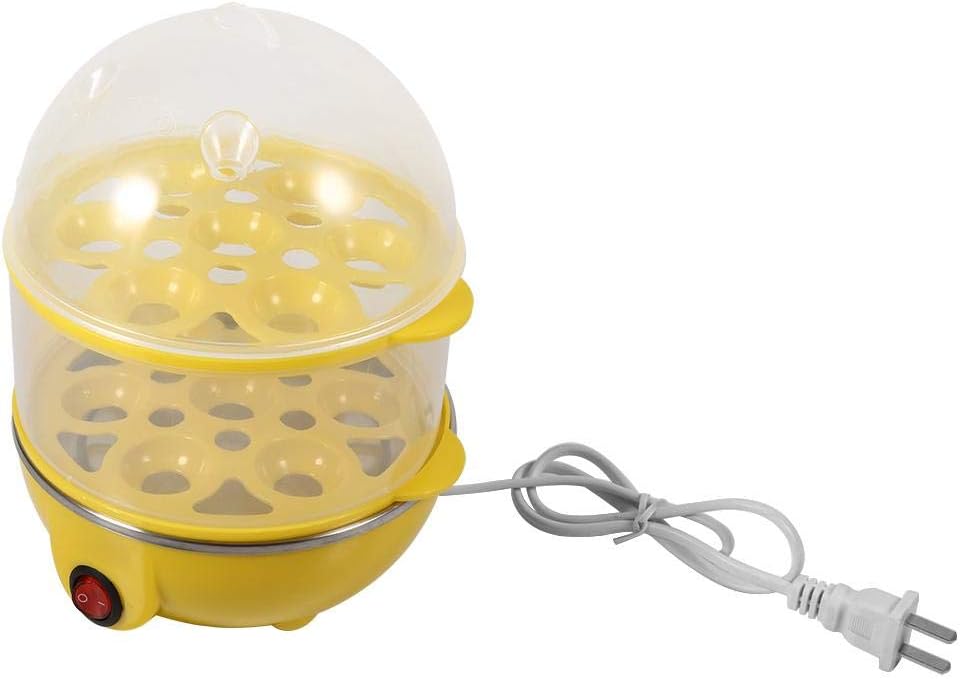 Sugoyi Egg Cooker, 220V Multi-Functional Double-Layer Electric Boiler Steamer, 2 Colors