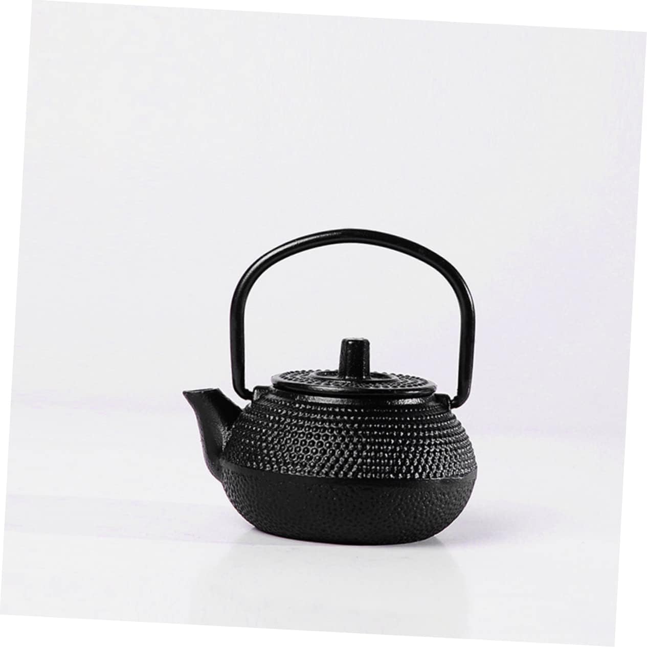 Hemoton Cast Iron Teapot Tea Set, Retro Metal Coffee Kettle for Stove Top, Mini Tea Kettle Optional Iron Kettle