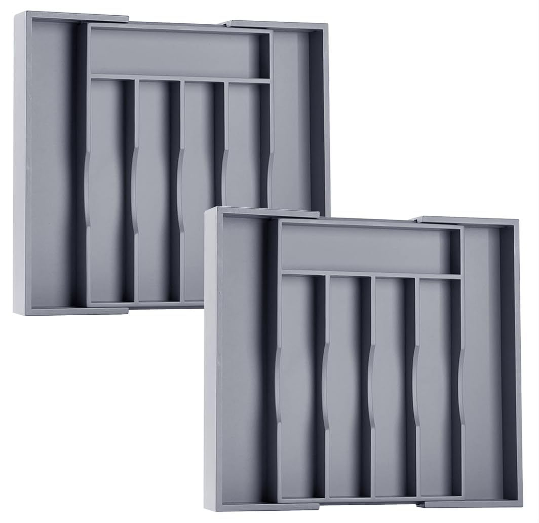 Kitchen Silverware Drawer Organizer and Storage Cabinet Utensil Rack Bathroom Counter Vanity Extra Large Big Cooking Drawer Organizers Countertop Pantry Storage Cabinet Best Kitchen Must Haves 2025