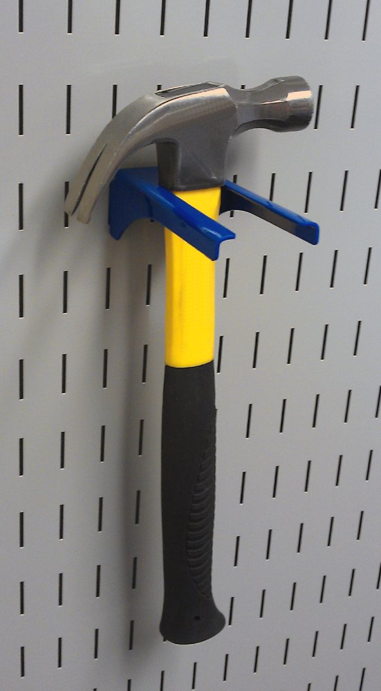 Wall Control KT-200-DLX Blue Slotted Metal Pegboard Hook Kit for Storage & Organization – Deluxe Assortment, 50 lbs Capacity, Made in USA
