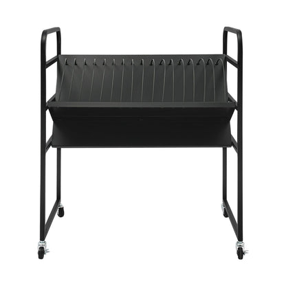 Bulelula 16-Bay Laptop and Tablet Open Charging Station, Tablet Mobile Charging Cart Storage Cart Up to 14in Screen Size for Office Classroom