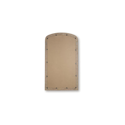 Signature Design by Ashley Fintan Modern Full Length Arched Floor Mirror with Thick Frame, Gold