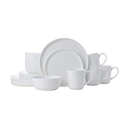 Mikasa 5266100 Samantha Chip-Resistant 16 Piece Set, Service for 4 White