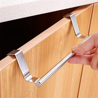 Stainless Steel Towel Rack, Bathroom Towel Holder Stand, Wall Mounted Organizer Shelf for Kitchen Towels (1 pcs)