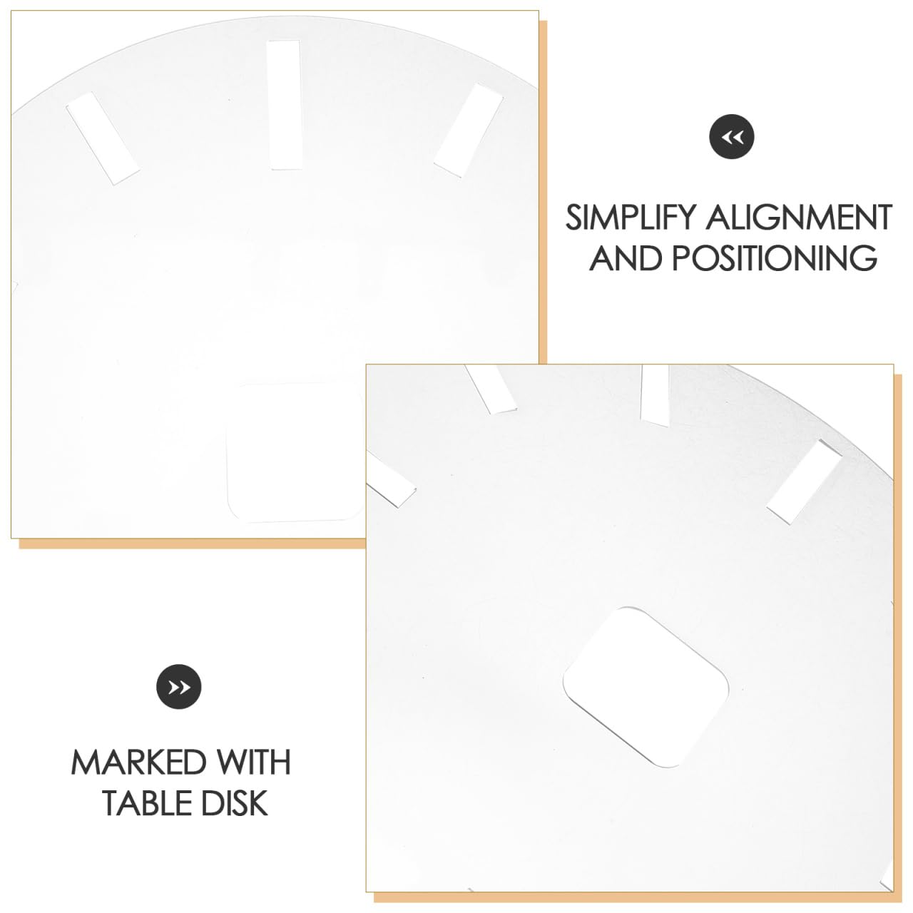 DIYEAH Clock Face: Acrylic Router Template - Clock Face Stencil for Woodworking Crafting Roman Numeral Router Dial Insert Accessory