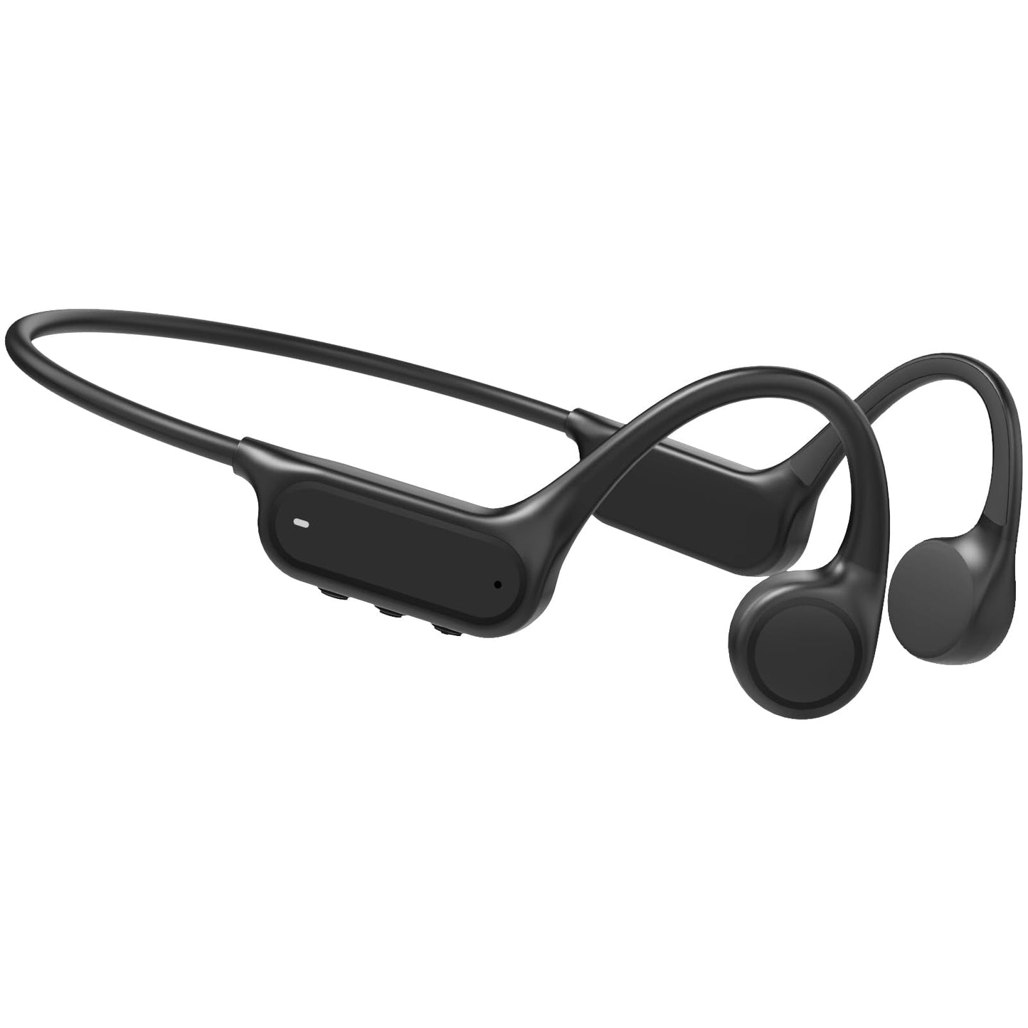 Haowolf Bone Conduction Headphones, Bluetooth 5.4 with Mic Open Ear IPX8 Waterproof Headsets, Swimming Headphones 10H Playtime Wireless Earbuds for Sports, Running, Cycling