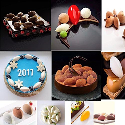 Lemon Slices Shape Silicone Molds for Cake Decorating, 12 Cavities Bakeware French Dessert Mousse Cake Mold