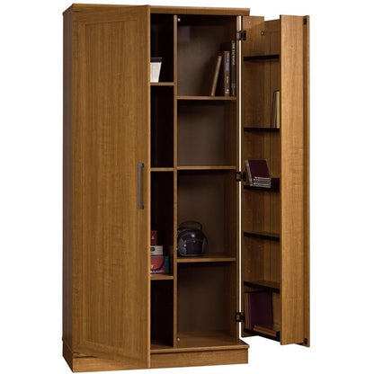 Sauder HomePlus Storage Cabinet/ Pantry cabinets, Sienna Oak finish