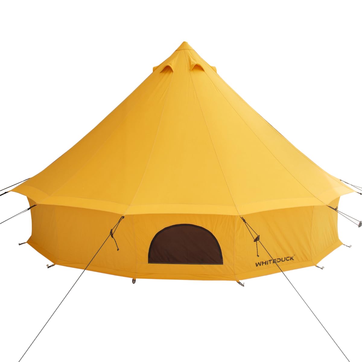WHITEDUCK Regatta Canvas Bell Tent - w/StoveJack, Waterproof, 4 Season Luxury Camping and Glamping Yurt Tent Outdoor (16.5' (5M), Water Repellent, Tuscan Sun)