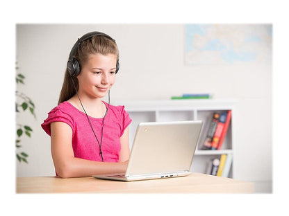 Kensington Hi-Fi On-Ear Headphones with 9-Foot Cord, 3.5mm Jack Headset (K33137)