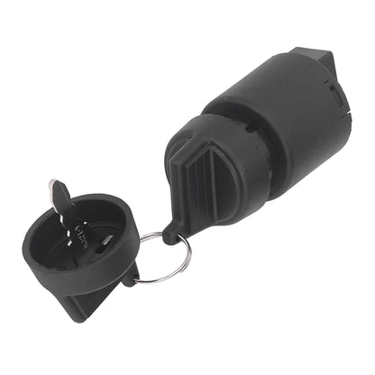 Hapivida Ignition Starter Switch, 2 Keys ABS Key Switch with Lock