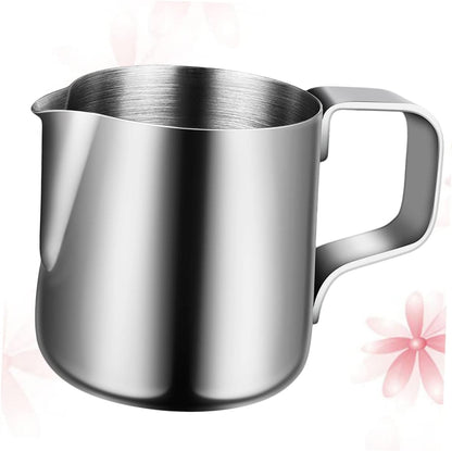 1pc Cup Steaming Pitcher, Coffee Machines for Home Kitchen Supplies, Black Kettle Milk Accessories
