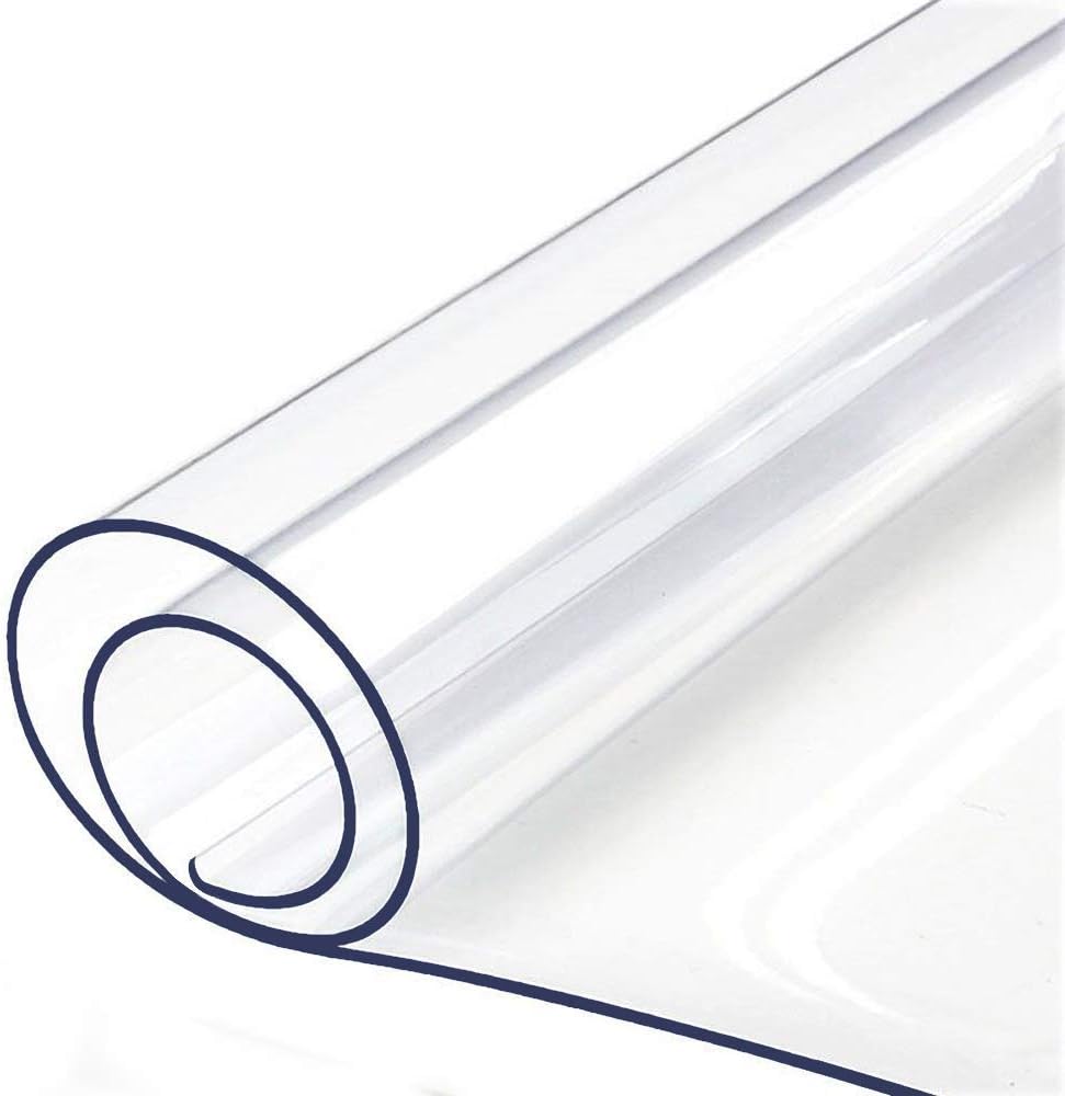 12 72 Clear Plastic Table Protector for Bench Entryway Coffee Side Bedside TV Cabinet Tabletop PVC Tablecloth Cover