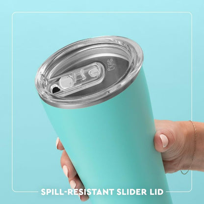 Swig Life 32oz Insulated Tumbler, Travel Coffee Tumbler with Lid, Cup Holder Friendly Travel Coffee Mug, Stainless Steel with Lid (Paradise)