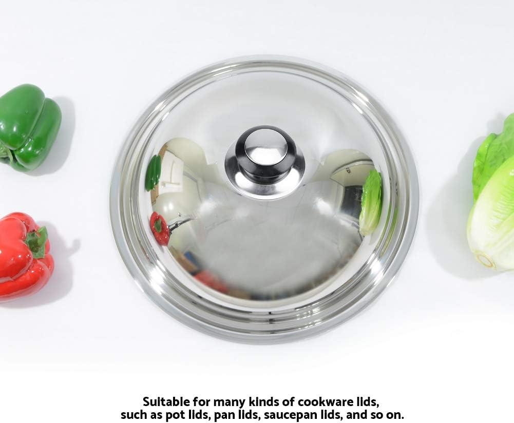 Raguso Lid Knob Heat-Resistant Pot Pan Lids Knob, 5 Pcs Universal Kitchen Cookware Lids Lifting Handle Replacement Parts