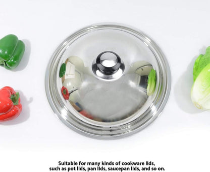 Raguso Lid Knob Heat-Resistant Pot Pan Lids Knob, 5 Pcs Universal Kitchen Cookware Lids Lifting Handle Replacement Parts
