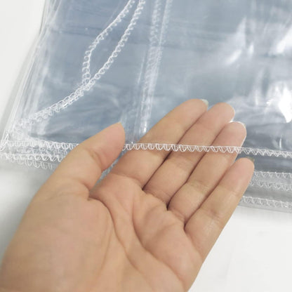 LAMINET Heavy-Duty Deluxe Crystal Clear Vinyl Tablecloth Protector 54" x 74"